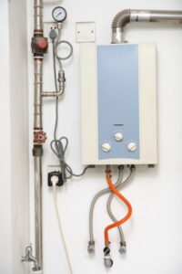 tankless-water-heater-system-mounted-on-a-wall